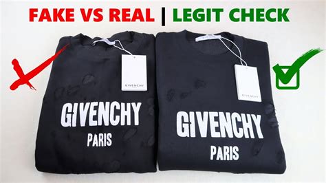 real vs fake givenchy sweater|false givenchy clothing.